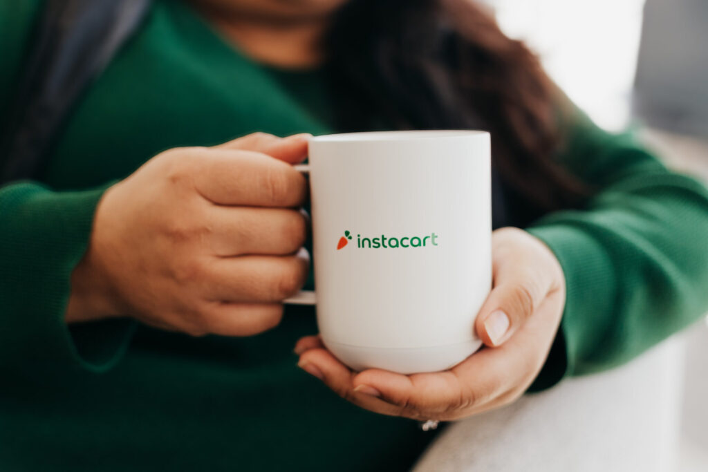 Instacart branded drinkware