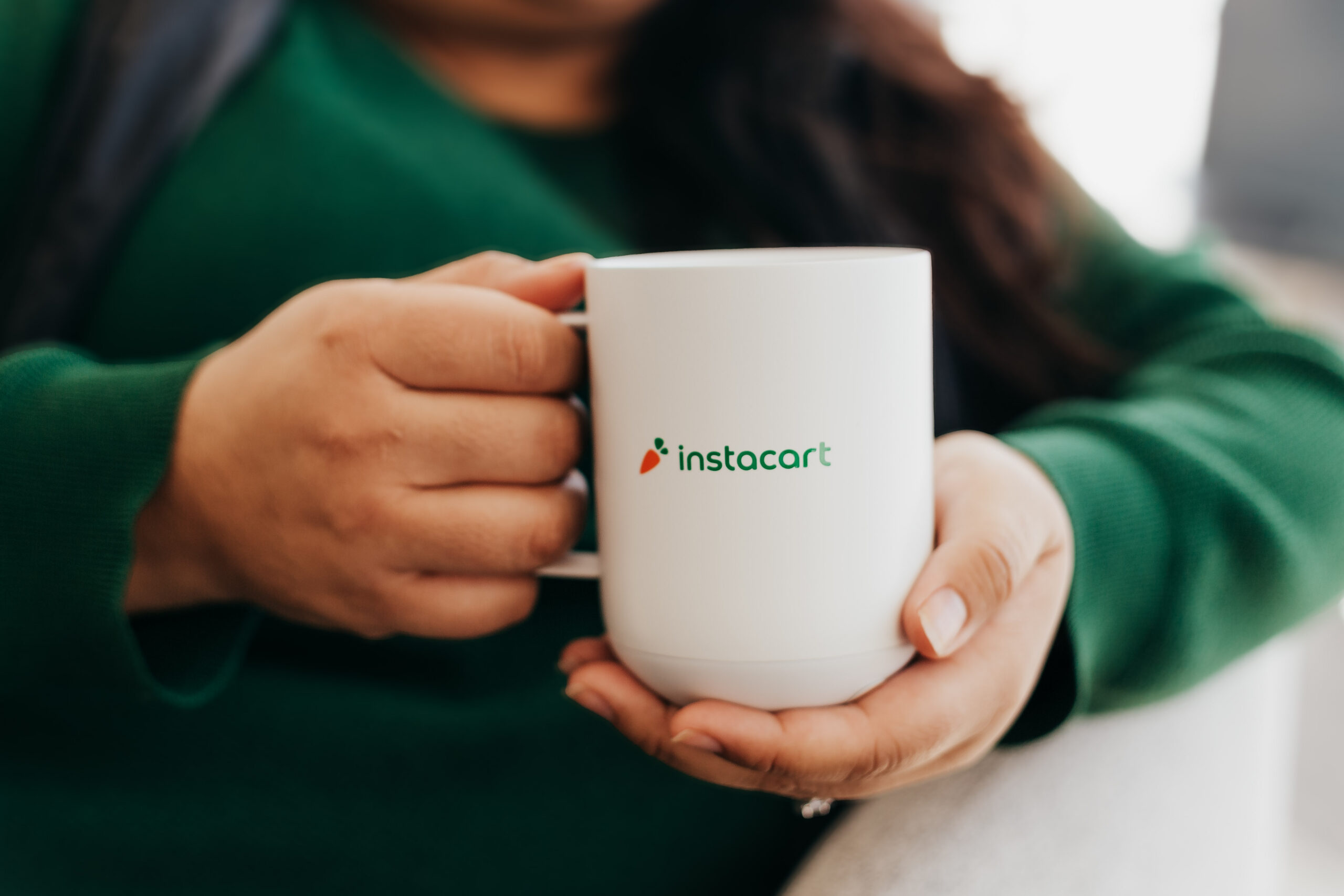 Branded ceramic mug